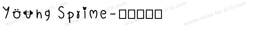 Young Sprime字体转换